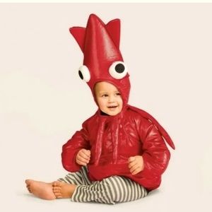 Infant Red Squid Baby Halloween Costume Brand New Hyde and Eek Boutique Costumes